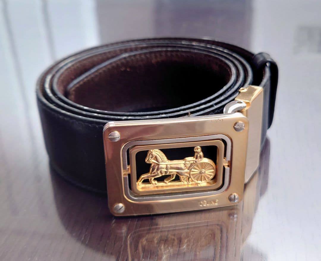 CELINE セリーヌ 馬車バックル ベルト
