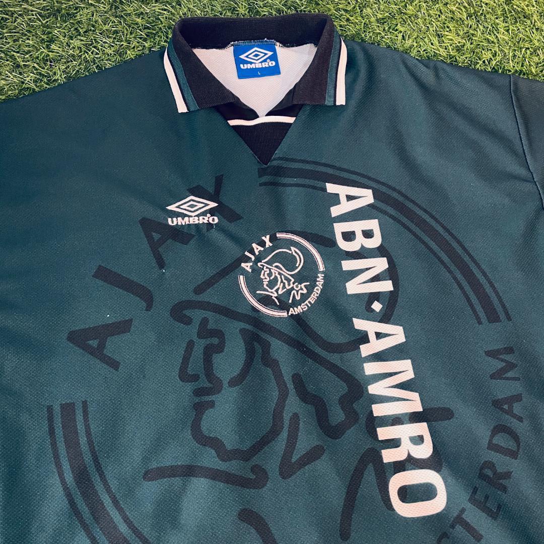 アヤックス(Ajax)96-97 A アウェイ アンブロ 半袖 襟付き - USED