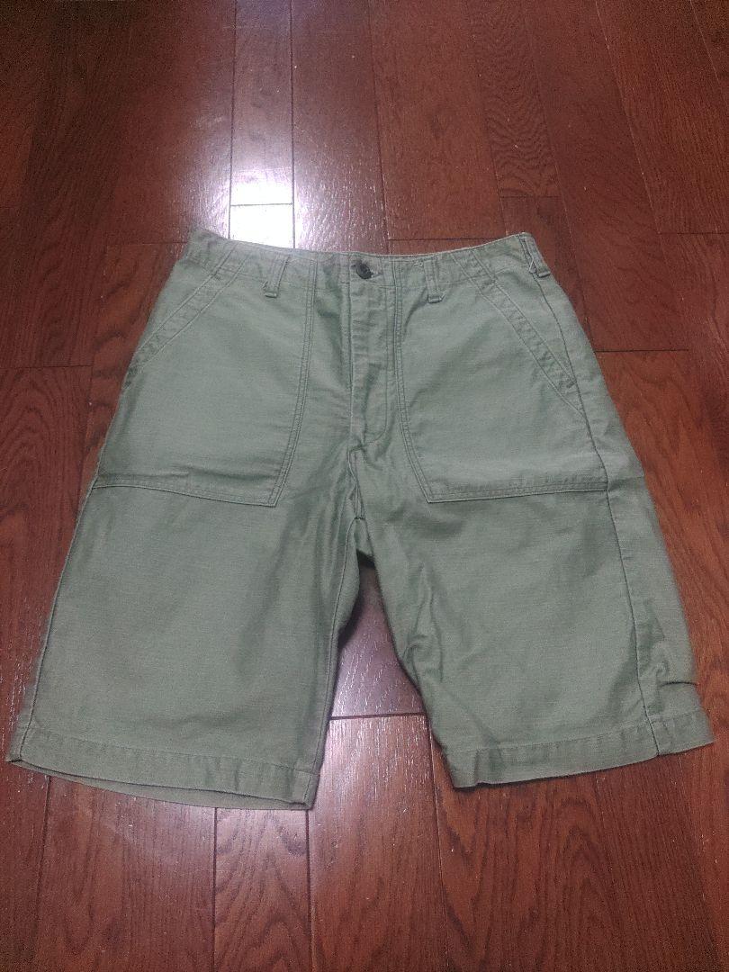 DUBBLE WORKS WAREHOUSE　ハーフパンツ　30 カーキ　古着