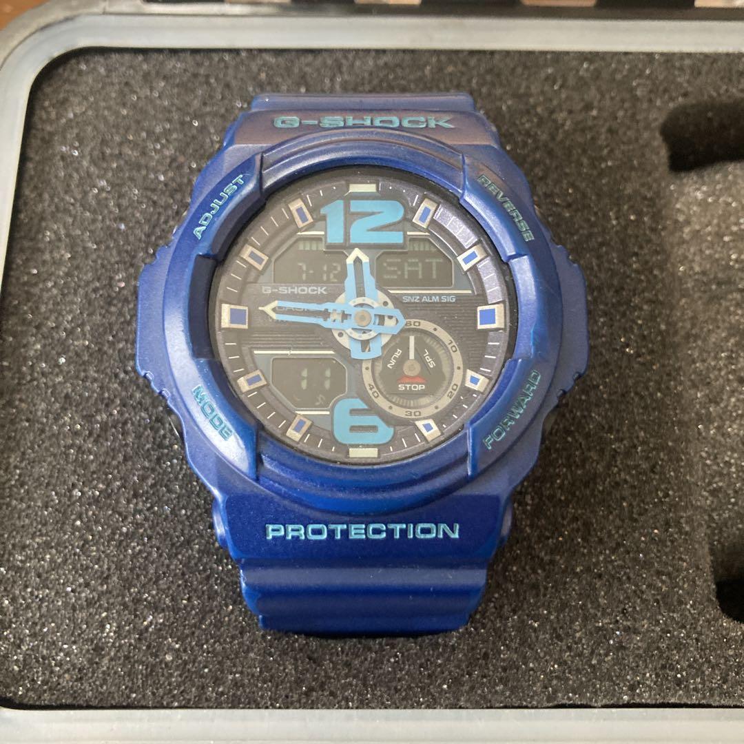 中古 CASIO カシオ G-SHOCK 5357 GA-310 青 本体のみ