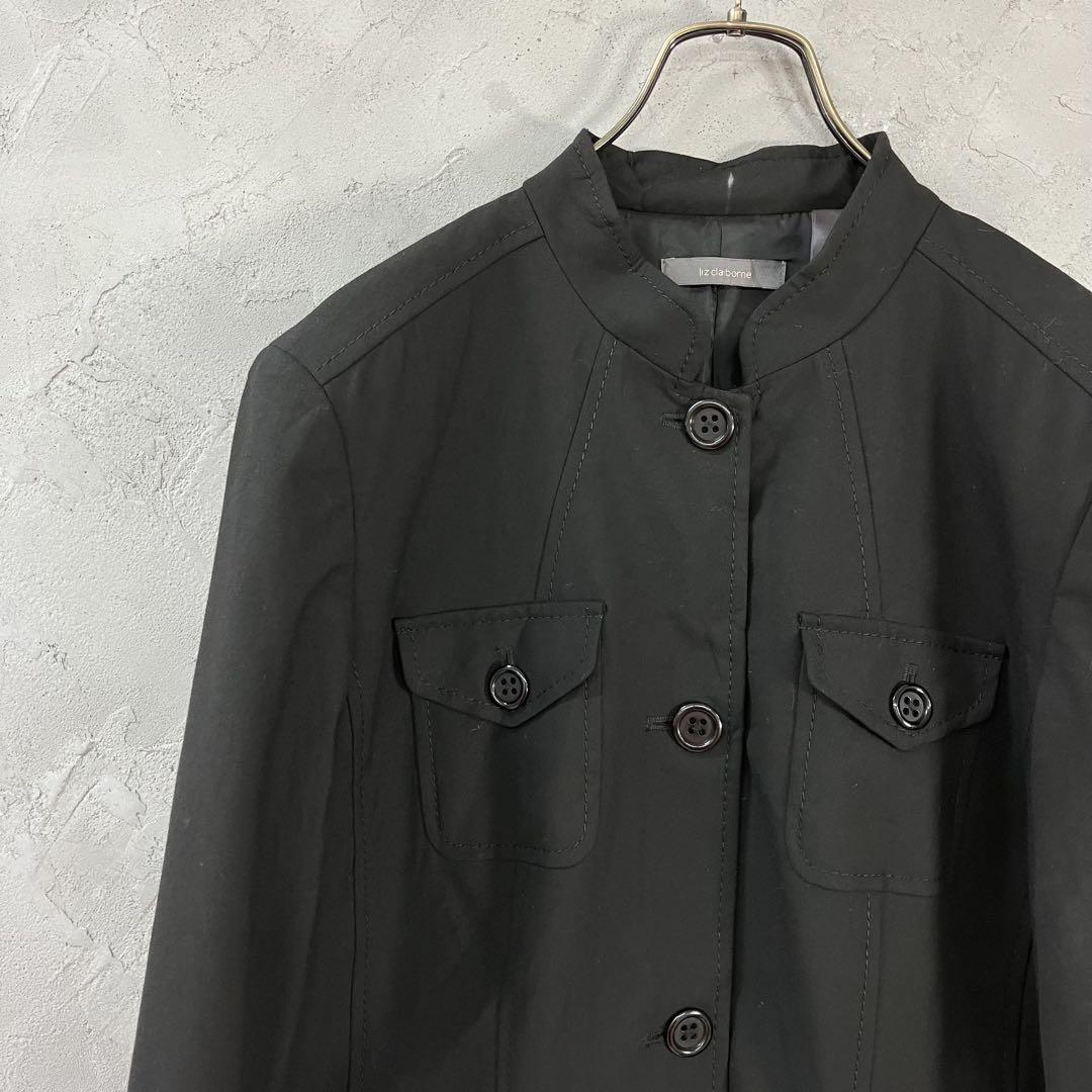 Liz claiborne ジャケット フルボタン シンプル XL相当 LO10