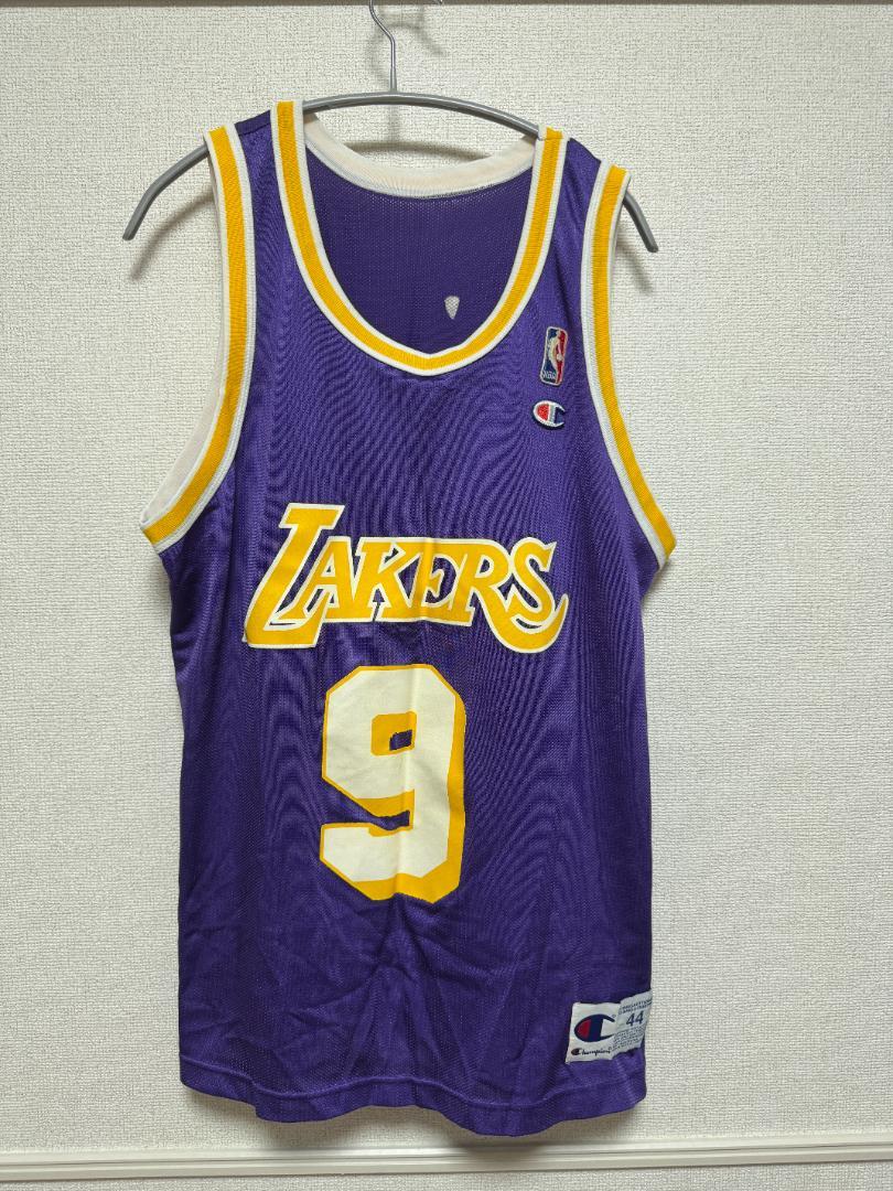 80年代 USA製 チャンピオン NBA LAKERS VAN EXEL 9番