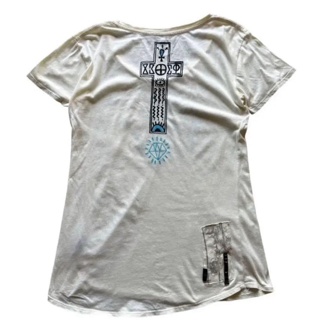 KMRii y2k 00s archive skull cross tシャツ