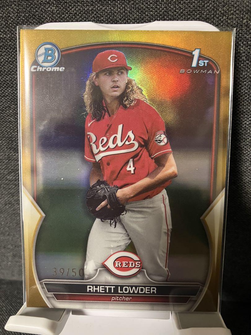 Rhett Lowder 1st Bowman /50 GOLD