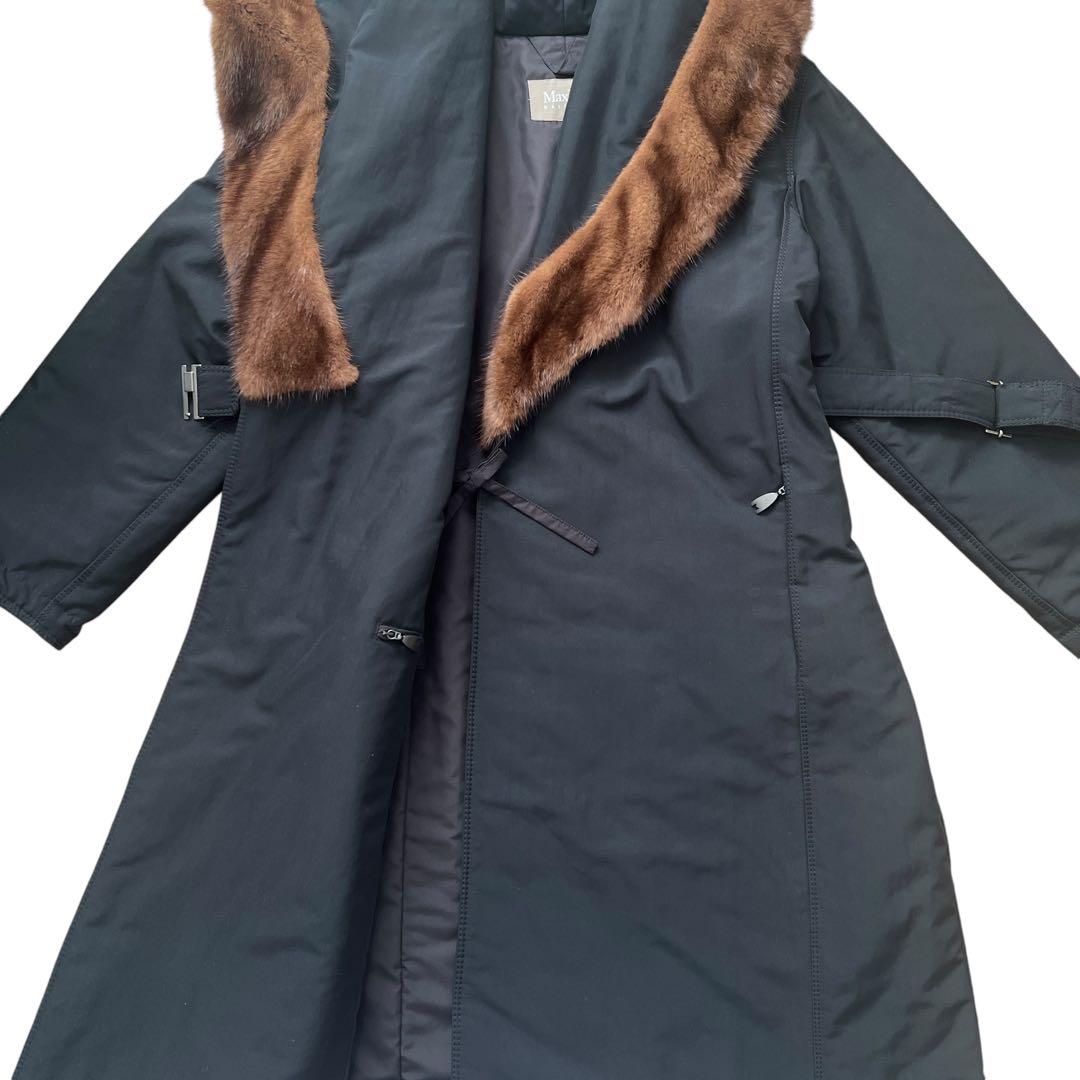 追跡☆Max Mara Studio☆MANGO FOXファーフード ウールコート