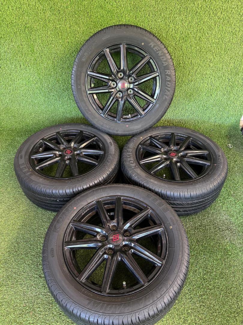 【美品】SEON 16＋KENDA 205/55R16 4本 ST49