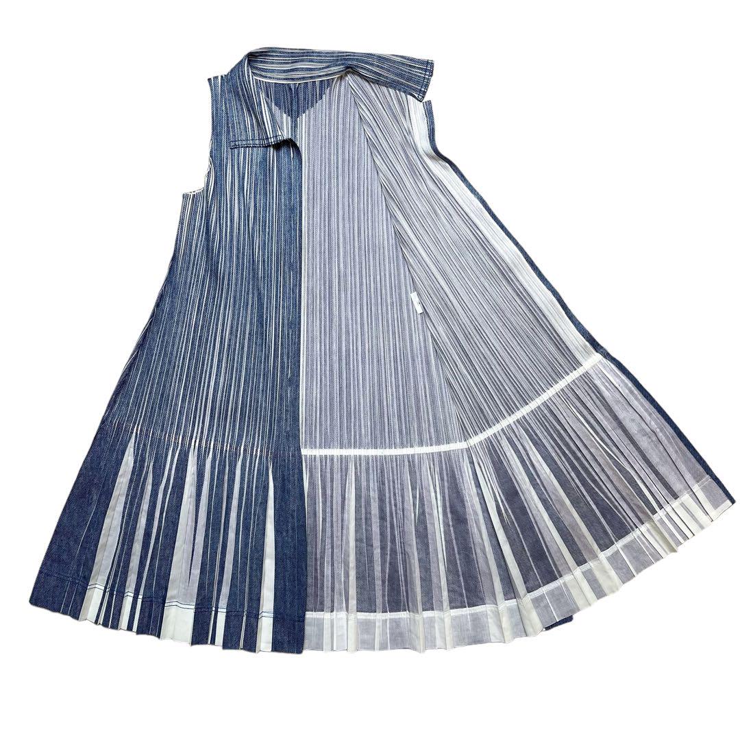 PLEATS PLEASE ISSEY MIYAKE】プリーツプリーズ『デニム転写