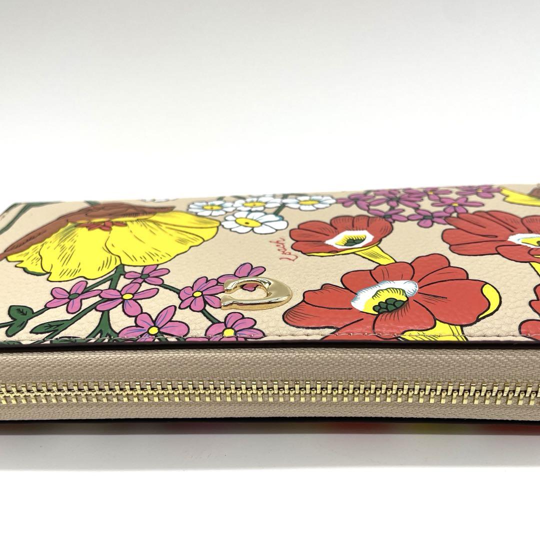 【新作　新品未使用】COACH/コーチフラワー フローラル ウォレットCJ373 新作 新品未使用】COACH/コーチフラワー フローラル ウォレットCJ373