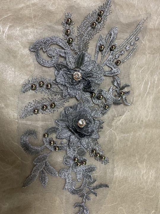 メルカリ 1348 刺繍 花 モチーフ スパンコール ダンス バレエ 衣装に 各種パーツ 8 中古や未使用のフリマ