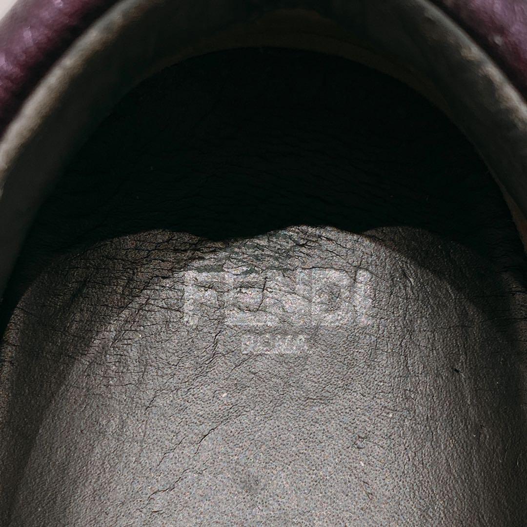 フェンディ FENDI グレー スリッポンスニーカー