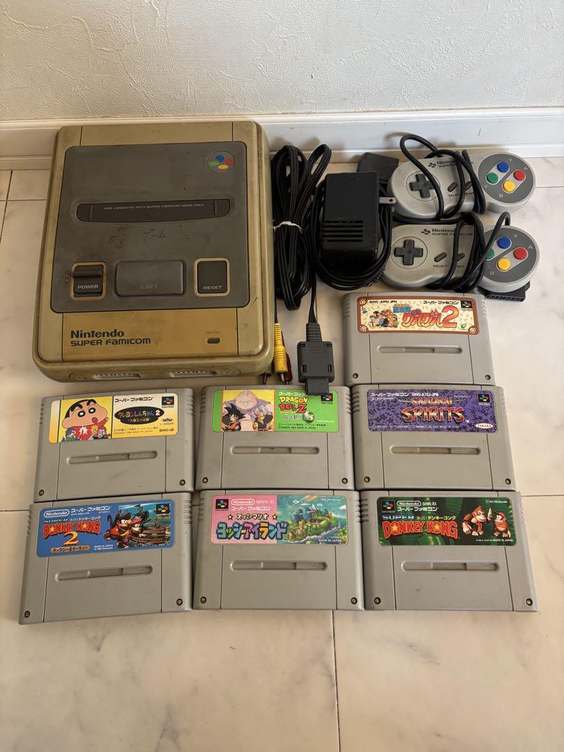 スーパーファミコン　本体　ゲームソフト7本