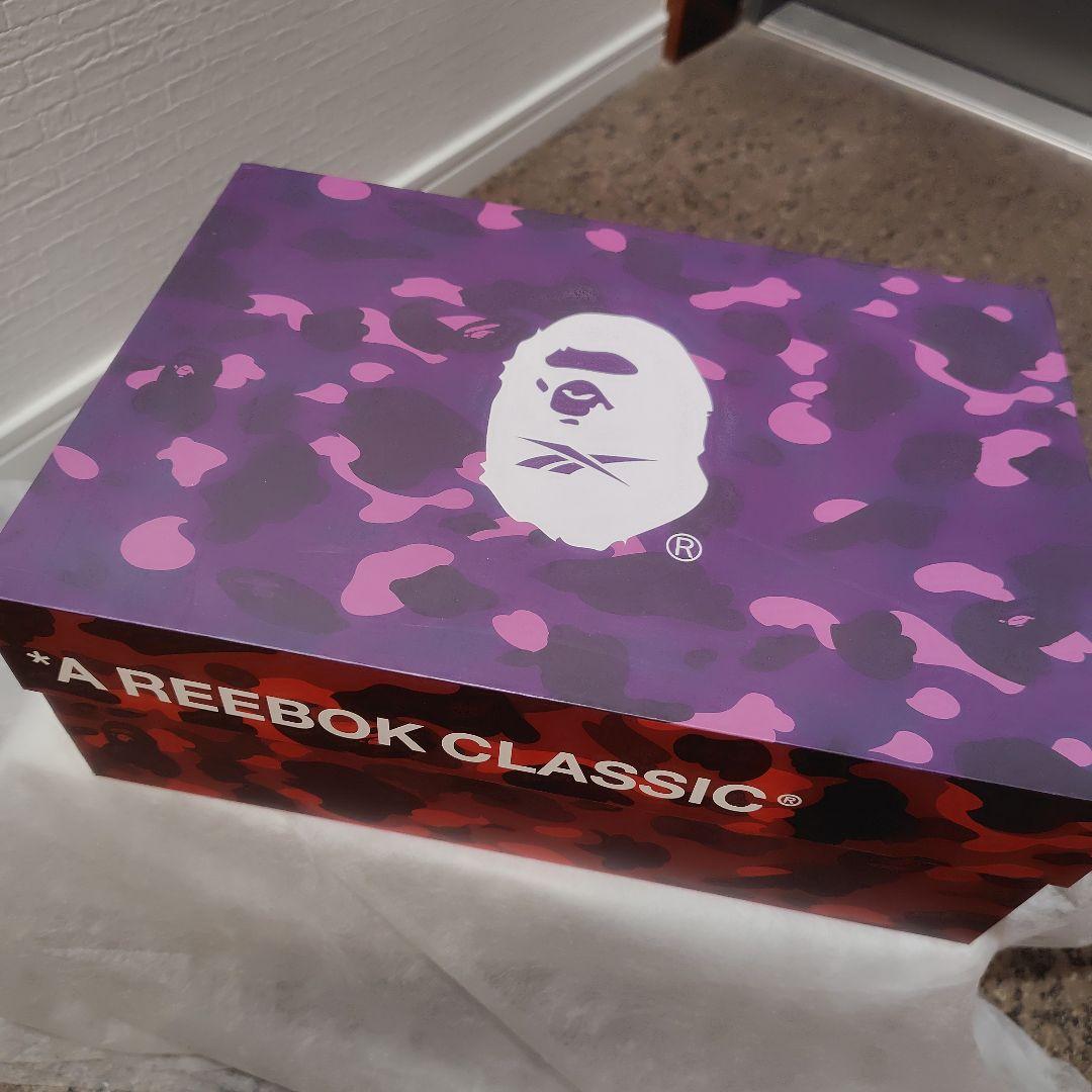 【稀少・新品】Reebok x bape Club C 85 天然皮革 レザー