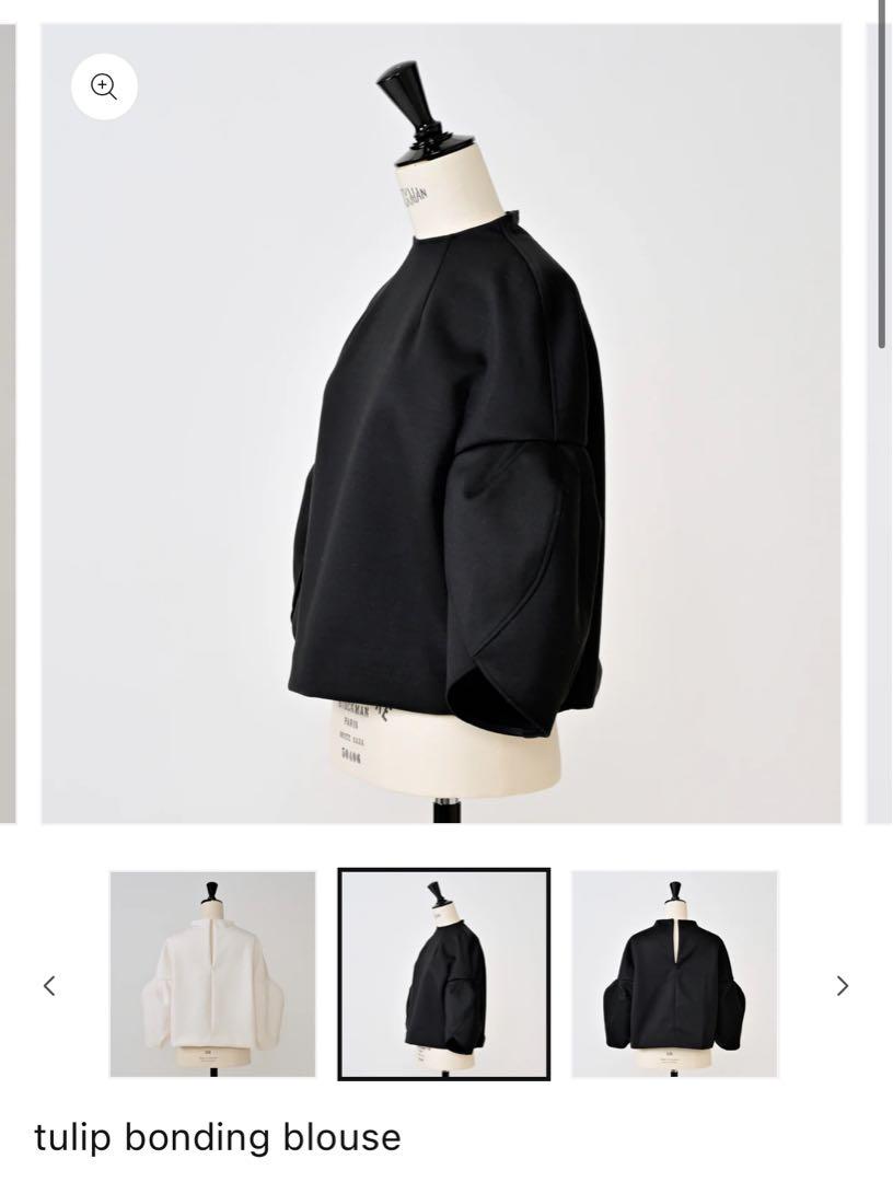 新品】Heve tulip bonding blouse ホワイトへイヴ