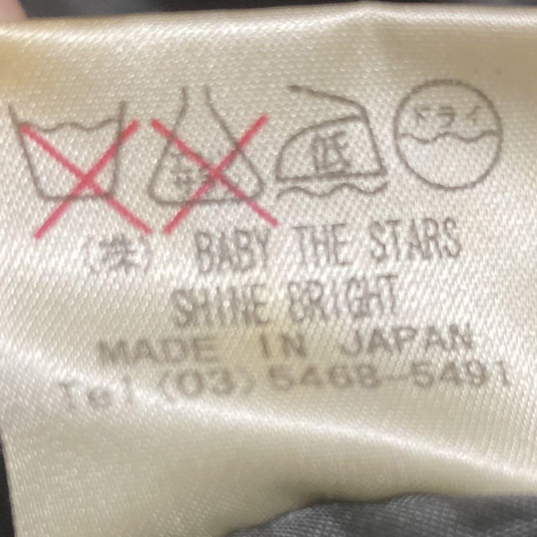 BABY,the stars shine bright/薔薇レース無地黒スカート