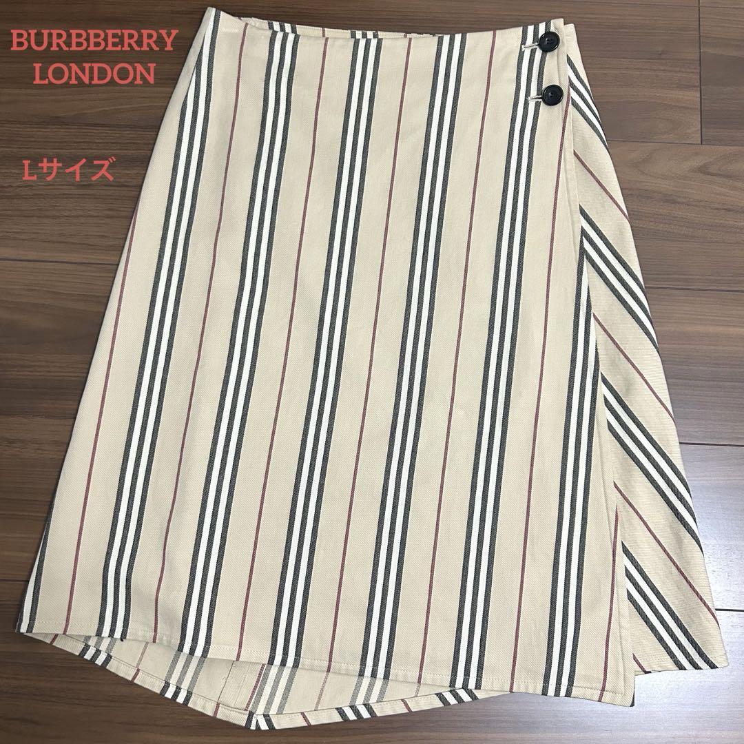 バーバリーロンドン　ラップスカート　40サイズ(L)