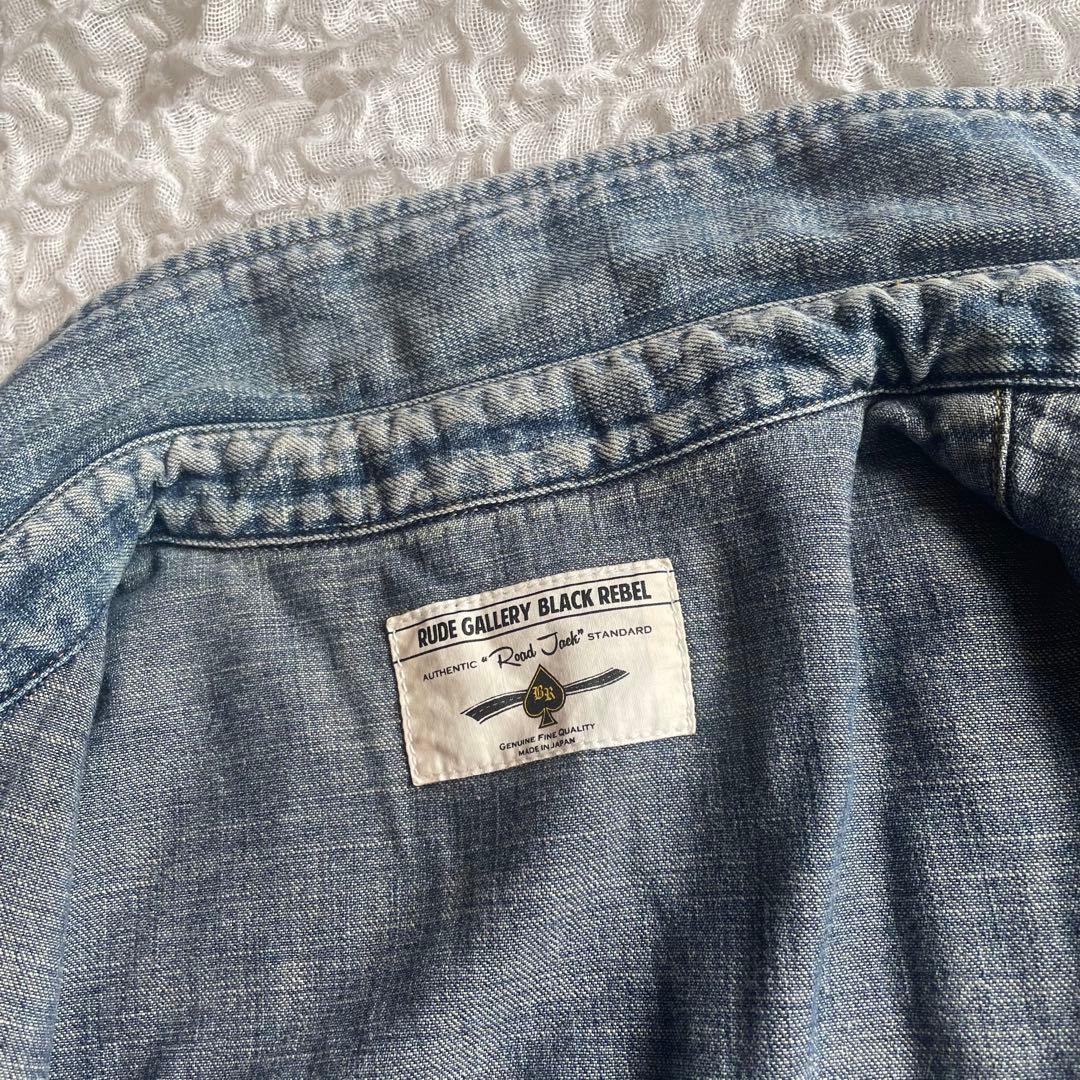 RUDE GALLERY ルードギャラリー デニムシャツ チバユウスケ RUDE GALLERY ルードギャラリー デニムシャツ チバユウスケ