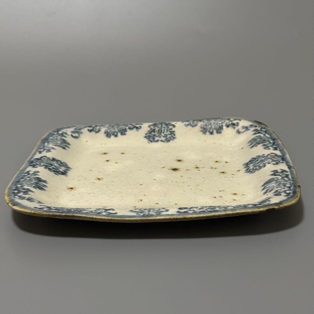 日本全国送料無料商品 | 特集  市野吉記 メルカリ - 四角プレート21.5cm 安南手 コウホ窯 皿・プレート