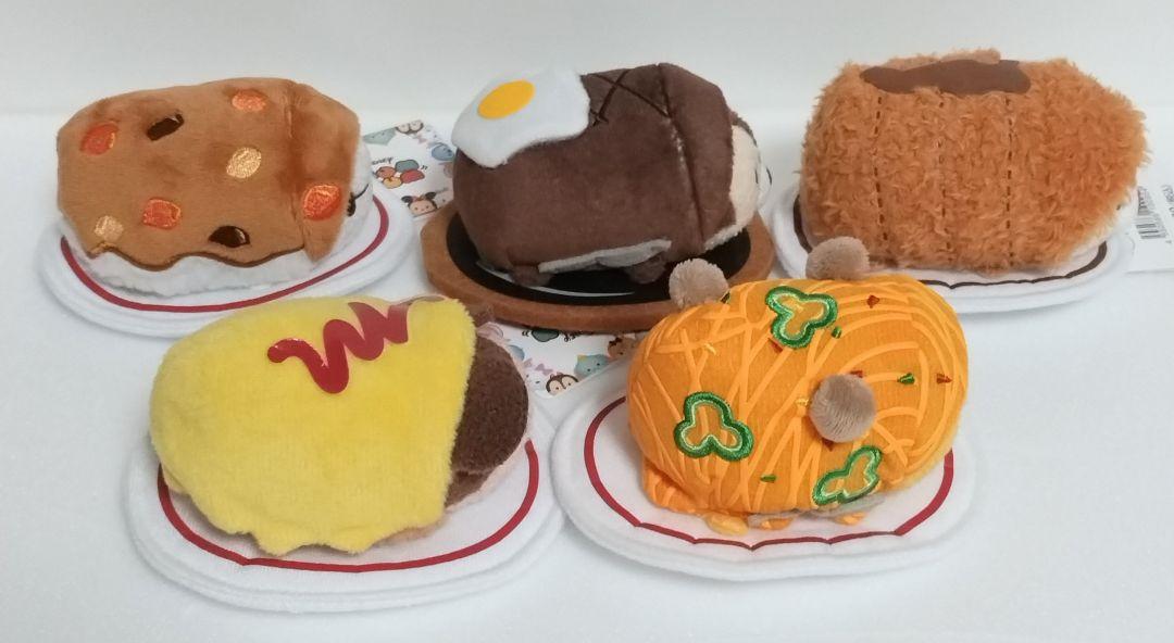TSUM TSUM ツムツム ぬいぐるみ５個　ワンプレート　ディズニーストア