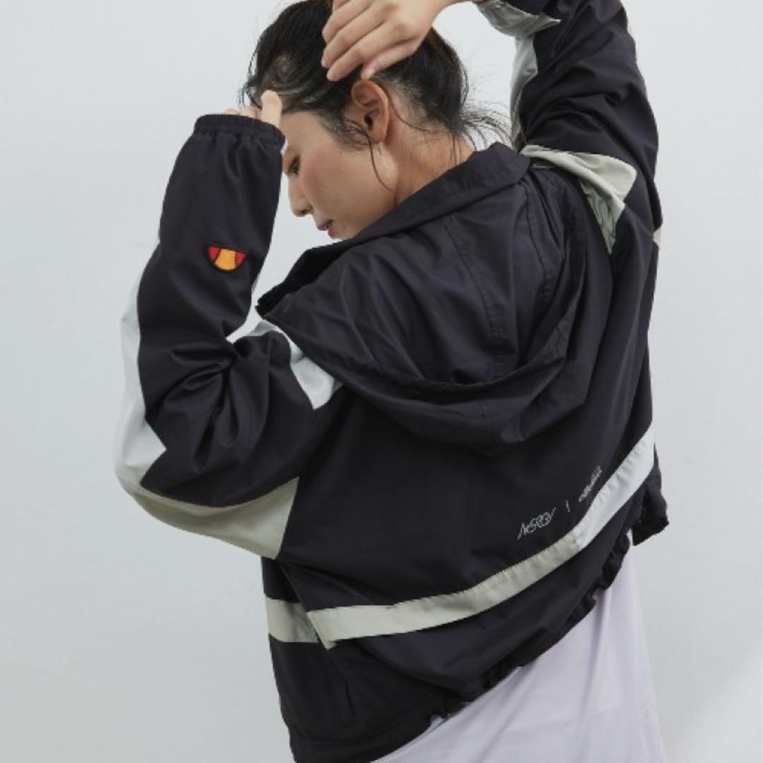 【美品】NERGY×ellesse UV＆撥水 ウィンドブレーカー FREE