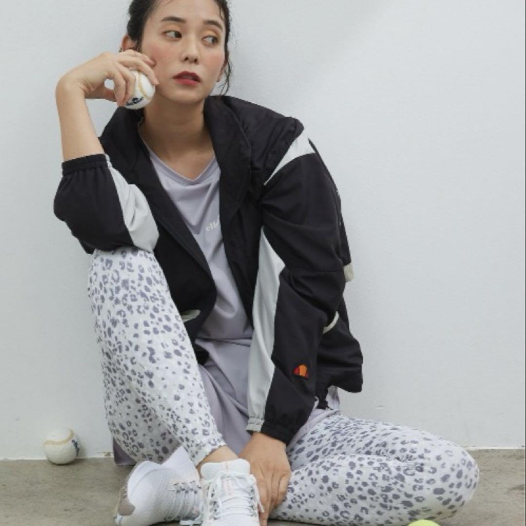 【美品】NERGY×ellesse UV＆撥水 ウィンドブレーカー FREE