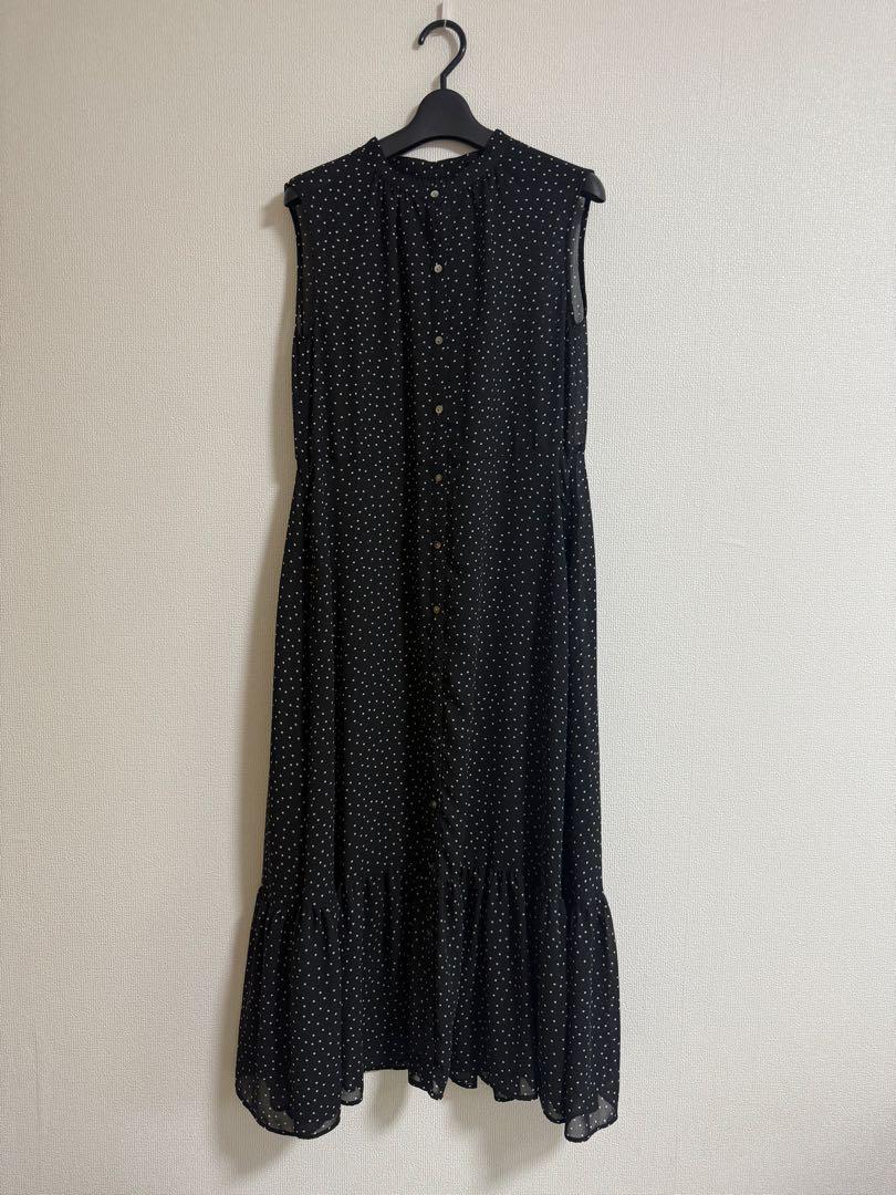 【極美品✨】スローブ イエナ SLOBE IENA ノースリーブフレアワンピース