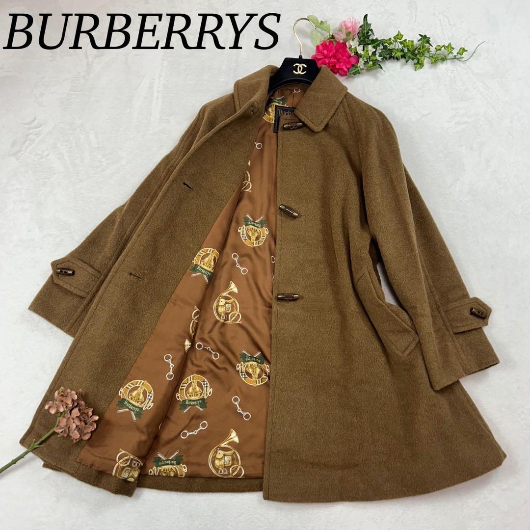 J532 モデル M 9 バーバリー ロングコート レディースM BURBERRY