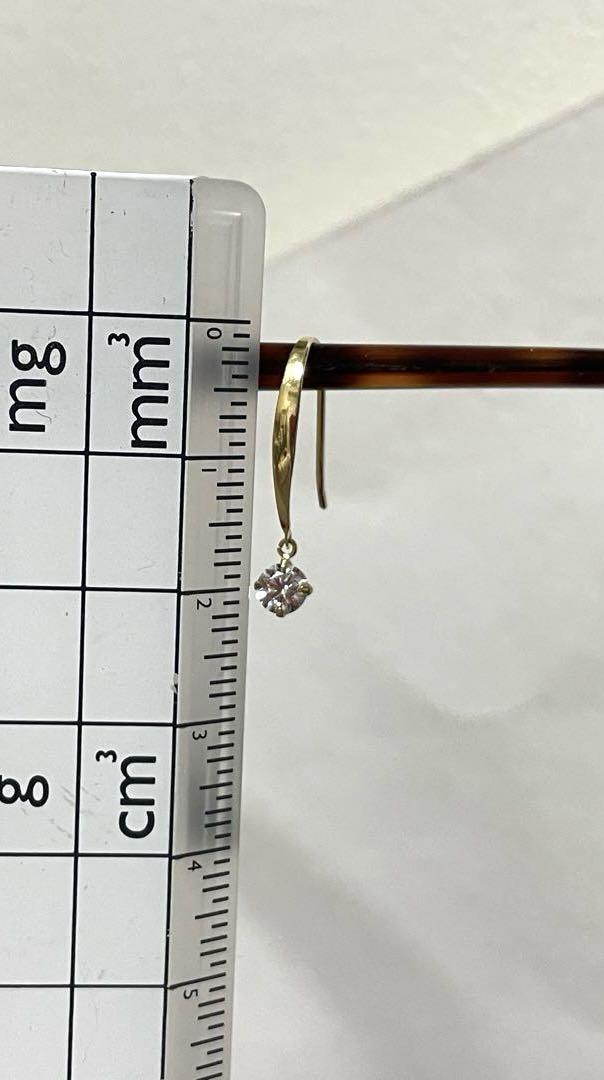 新品★ツツミ★K18★大きいサイズの方★フックピアス