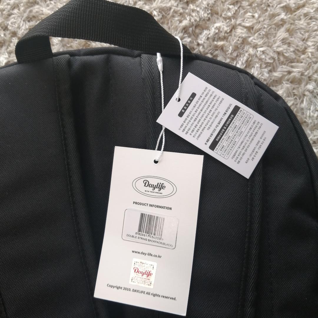 【新品】daylife　デイライフ　リュック　バックパック　黒　ブラック　韓国