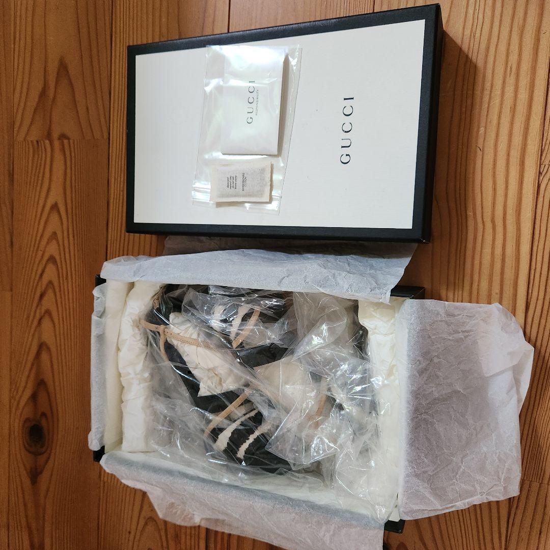 GUCCI プラットフォーム ハイヒールサンダル 黒・ベージュ・ゼブラ GUCCI プラットフォーム ハイヒールサンダル 黒・ベージュ