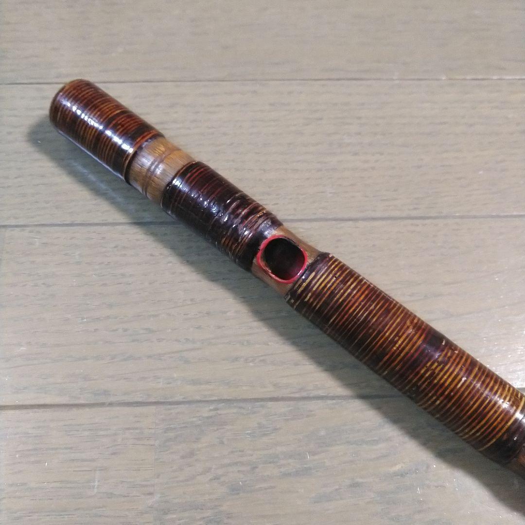 龍笛 煤竹 本管 籐巻 - メルカリ