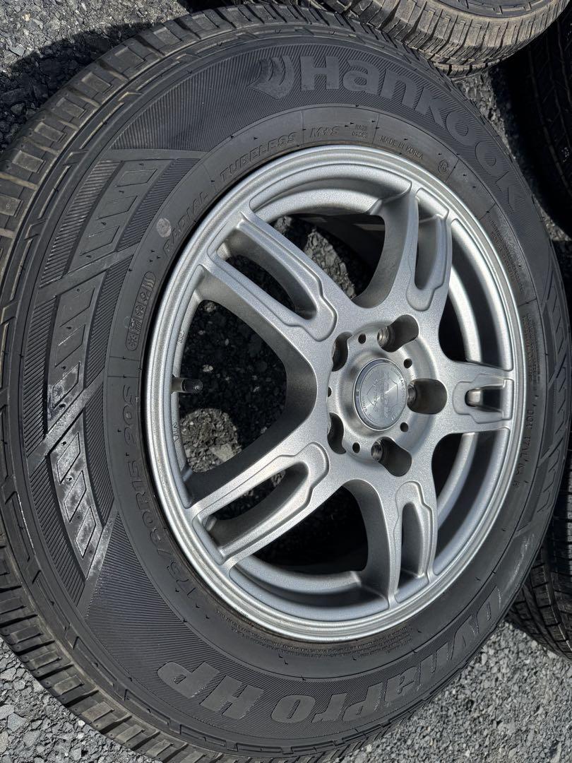 ザックホイール　ハンコック 175/80R154本タイヤホイールセット