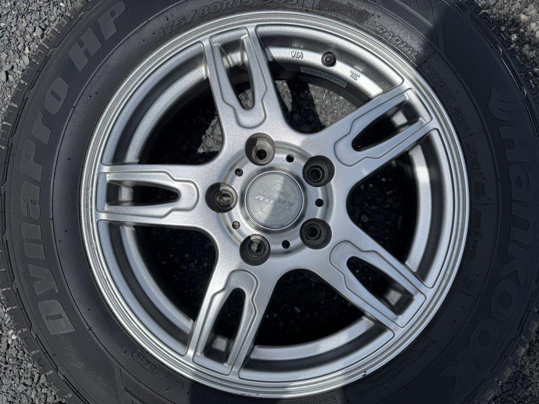 ザックホイール　ハンコック 175/80R154本タイヤホイールセット