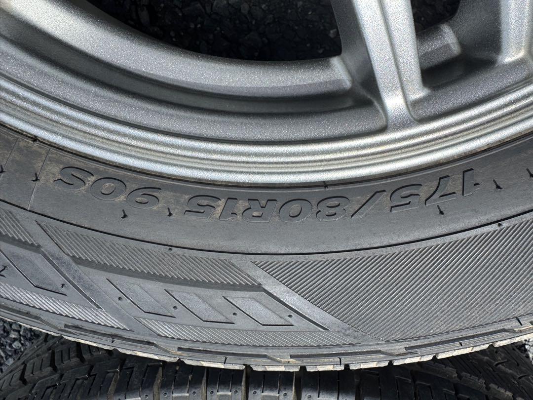 ザックホイール　ハンコック 175/80R154本タイヤホイールセット