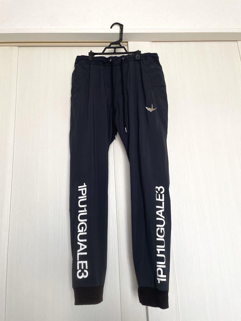 1PIU1UGUALE3 ゴルフ フルジップパーカー セットアップ 黒 XL ゴルフ
