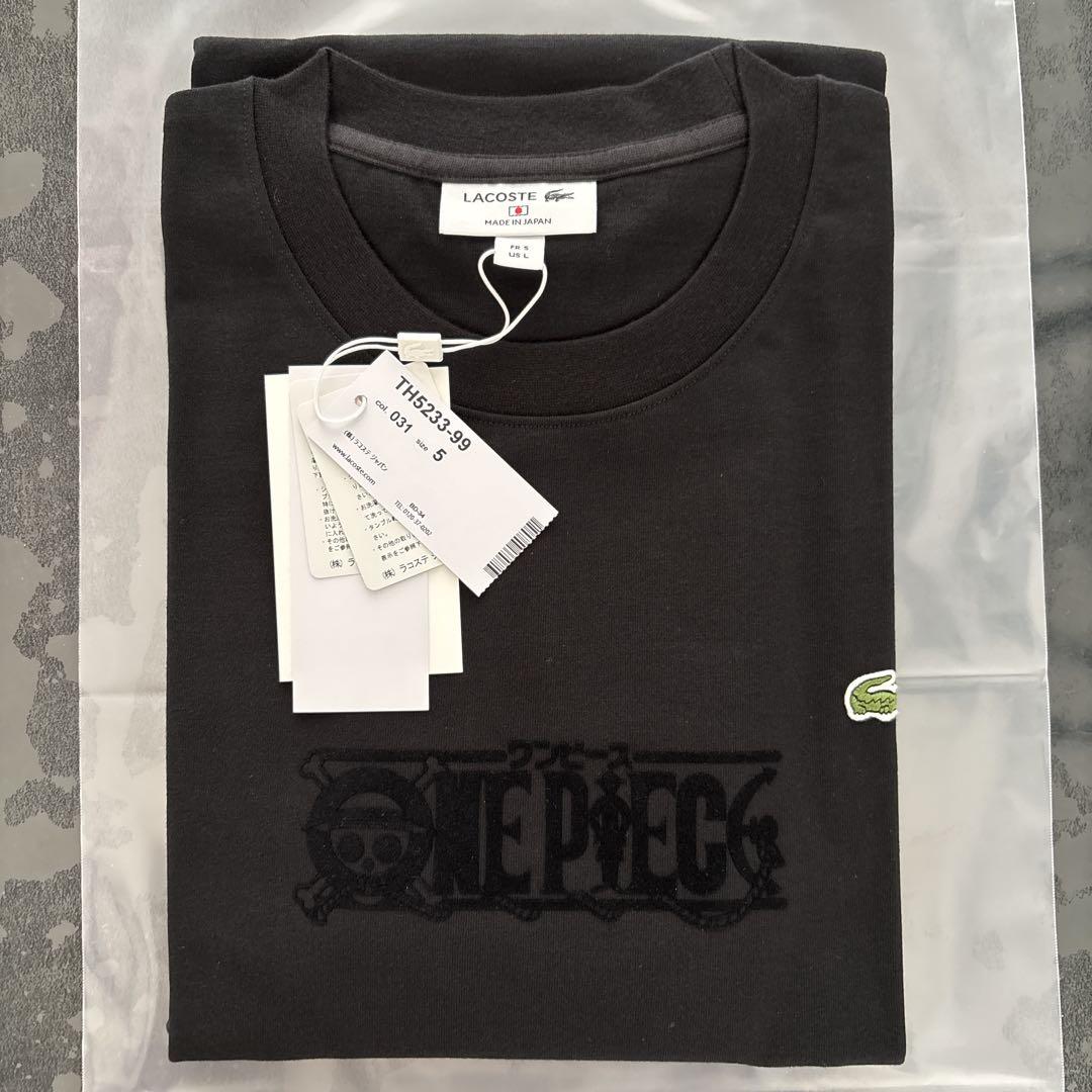 Lacoste x ONE PIECE』 扉絵バックプリント Tシャツ BK - メルカリ