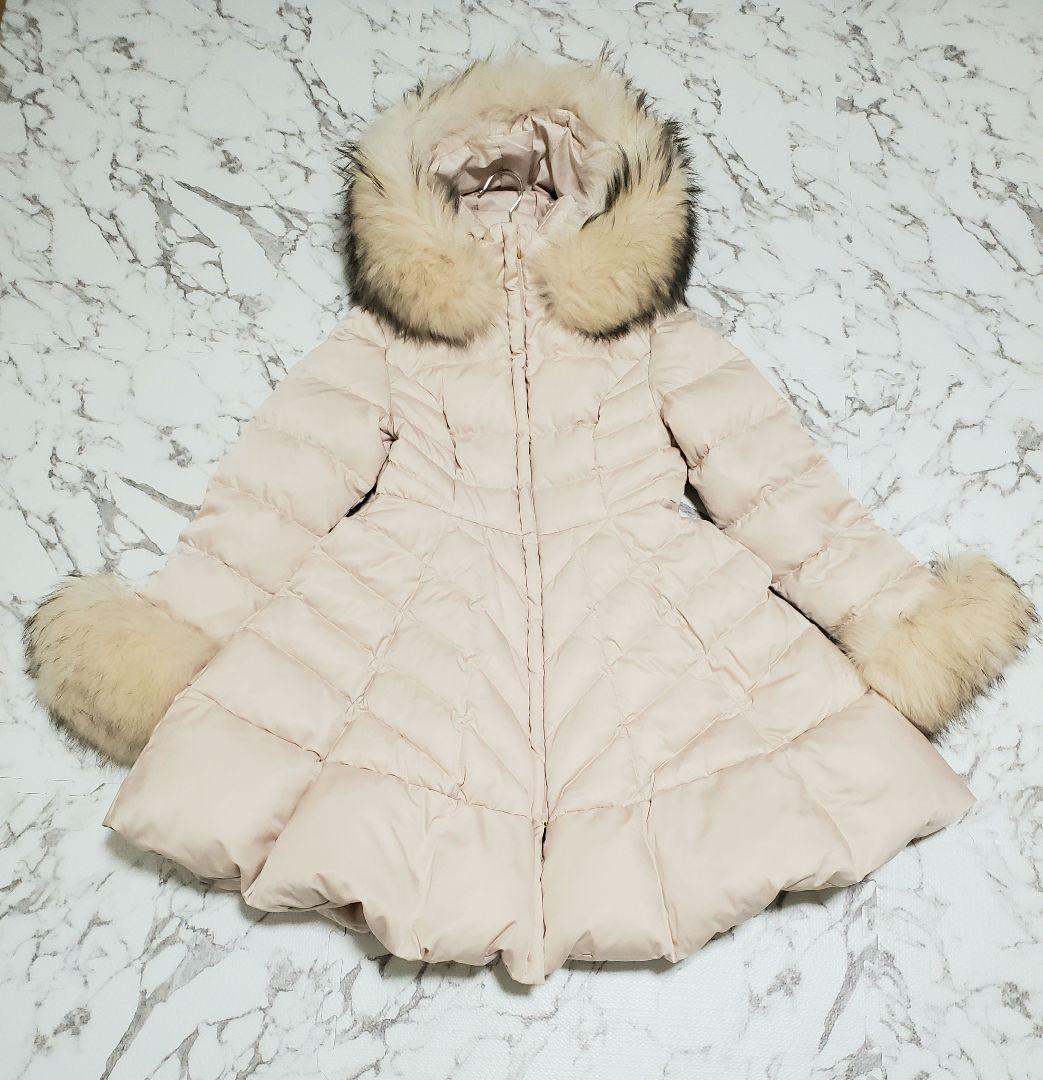 美品 eimy istoire ダウンドレス M ダウンコート ライトピンク