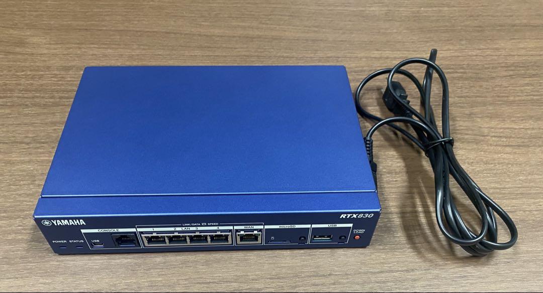 YAMAHA ヤマハRTX830 ルーター