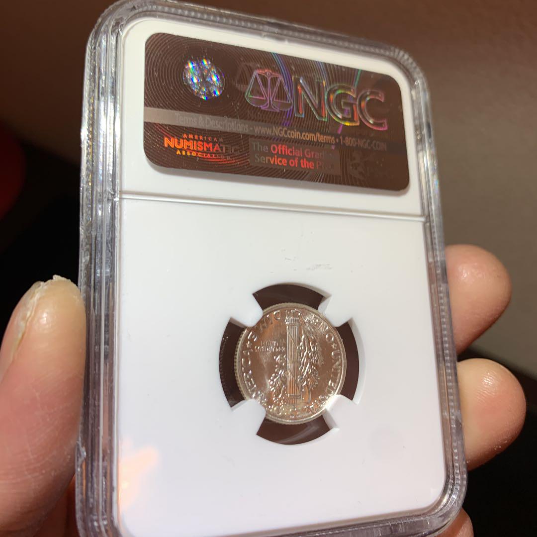 人気定番人気 週末限定 NGC認定 1941年 マーキュリーダイム 10C 銀貨 9woiY-m10854201470 大得価在庫
