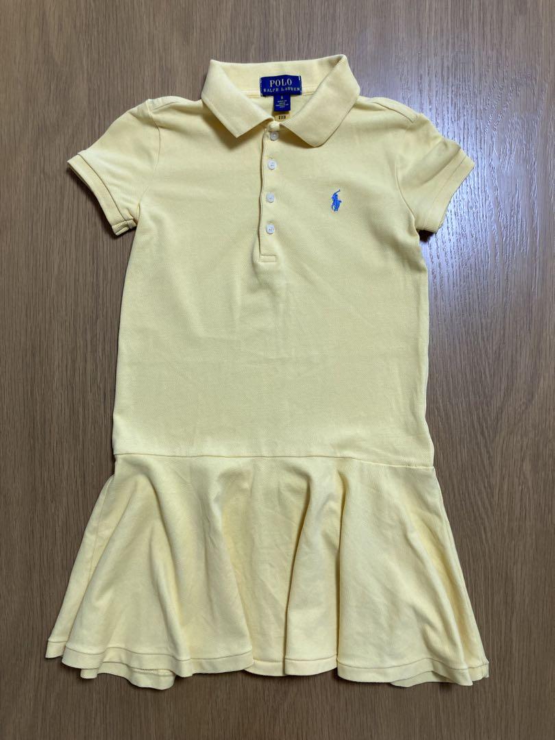 Polo Ralph Lauren 半袖 ポロシャツワンピース ラルフ イエロー
