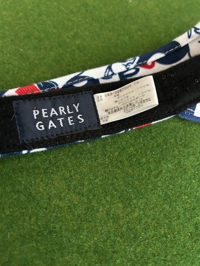 PEARLY GATES バイザー フルカラースヌーピー