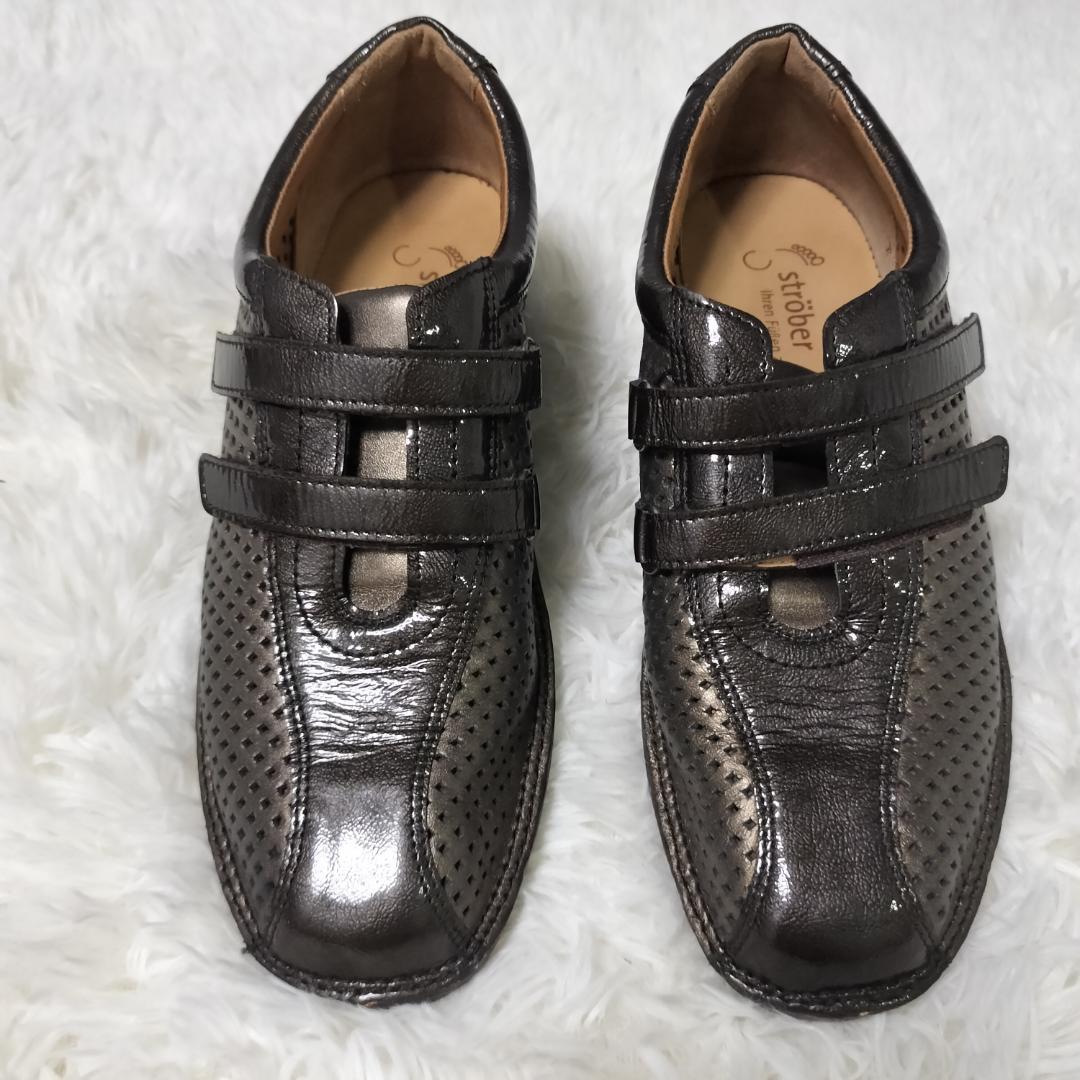 極美品】strober ウォーキングシューズ スニーカー ストロバー