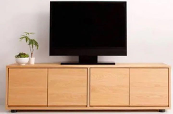 無印良品スタッキングキャビネットBセットオーク材テレビ台
