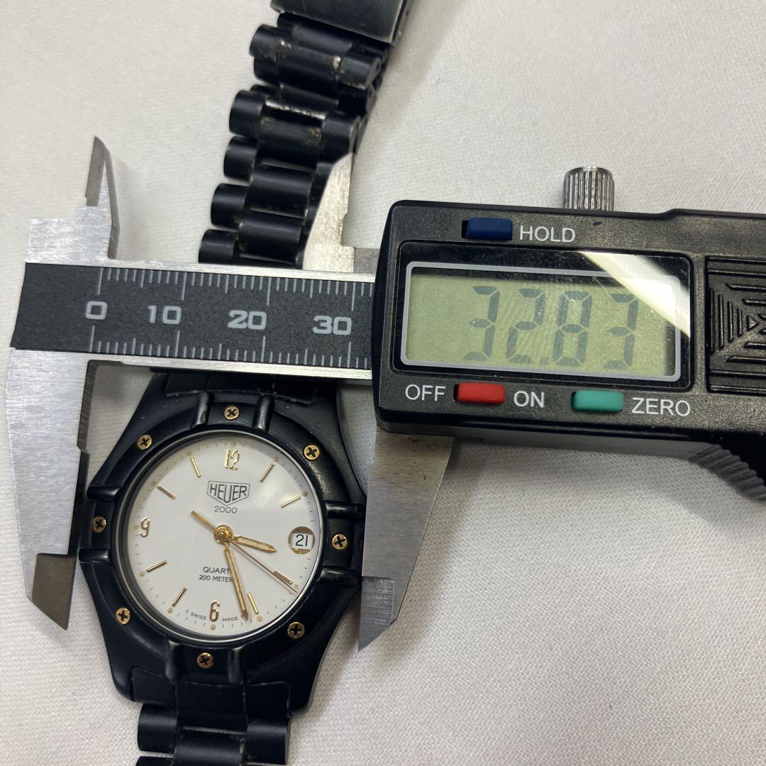 ホイヤー　レア品　電池交換済み　ベルト