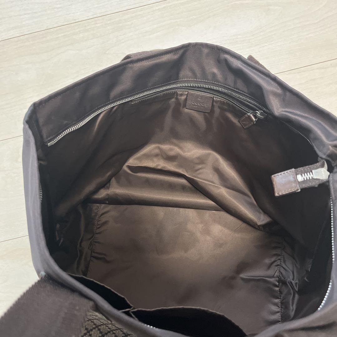 【希少品】GUCCI グッチ　ナイロントートバッグ　GG柄