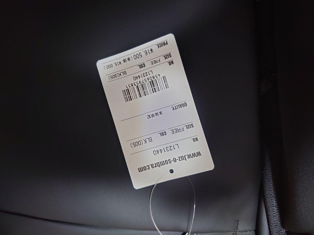 luz ルース　ブラック バックパック（新品）昼まで割引