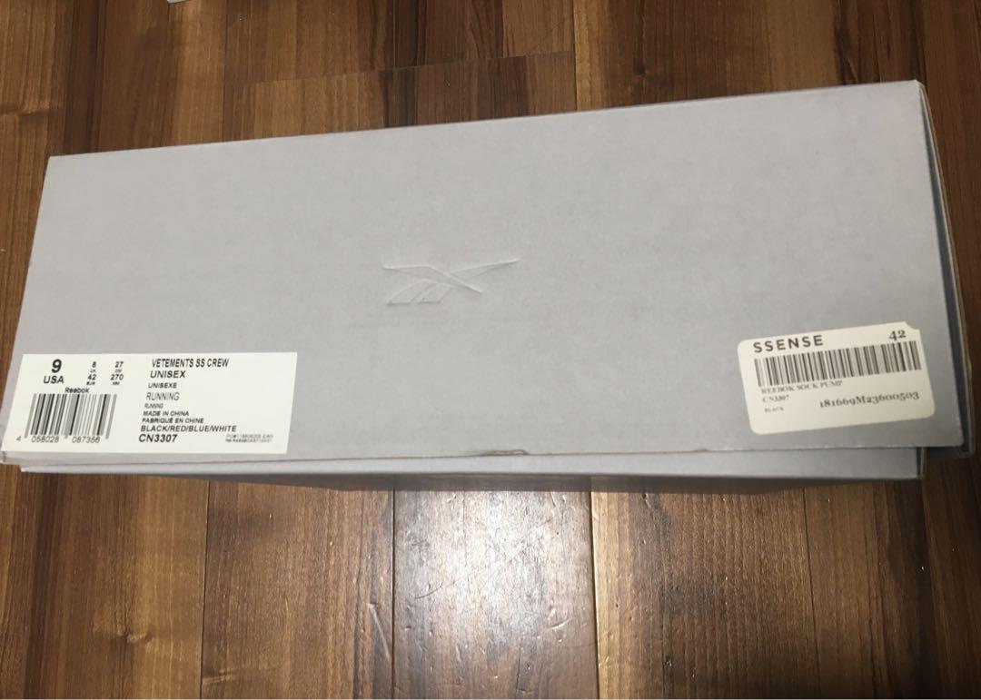 VETEMENTS Reebok sock runner ソックランナー