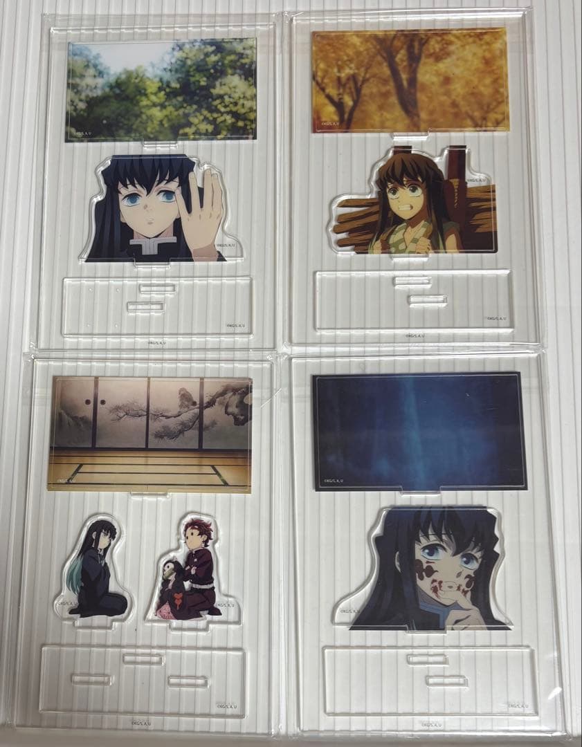 鬼滅の刃　みにジオラマアクリルスタンド　時透無一郎　4種セット【新品】