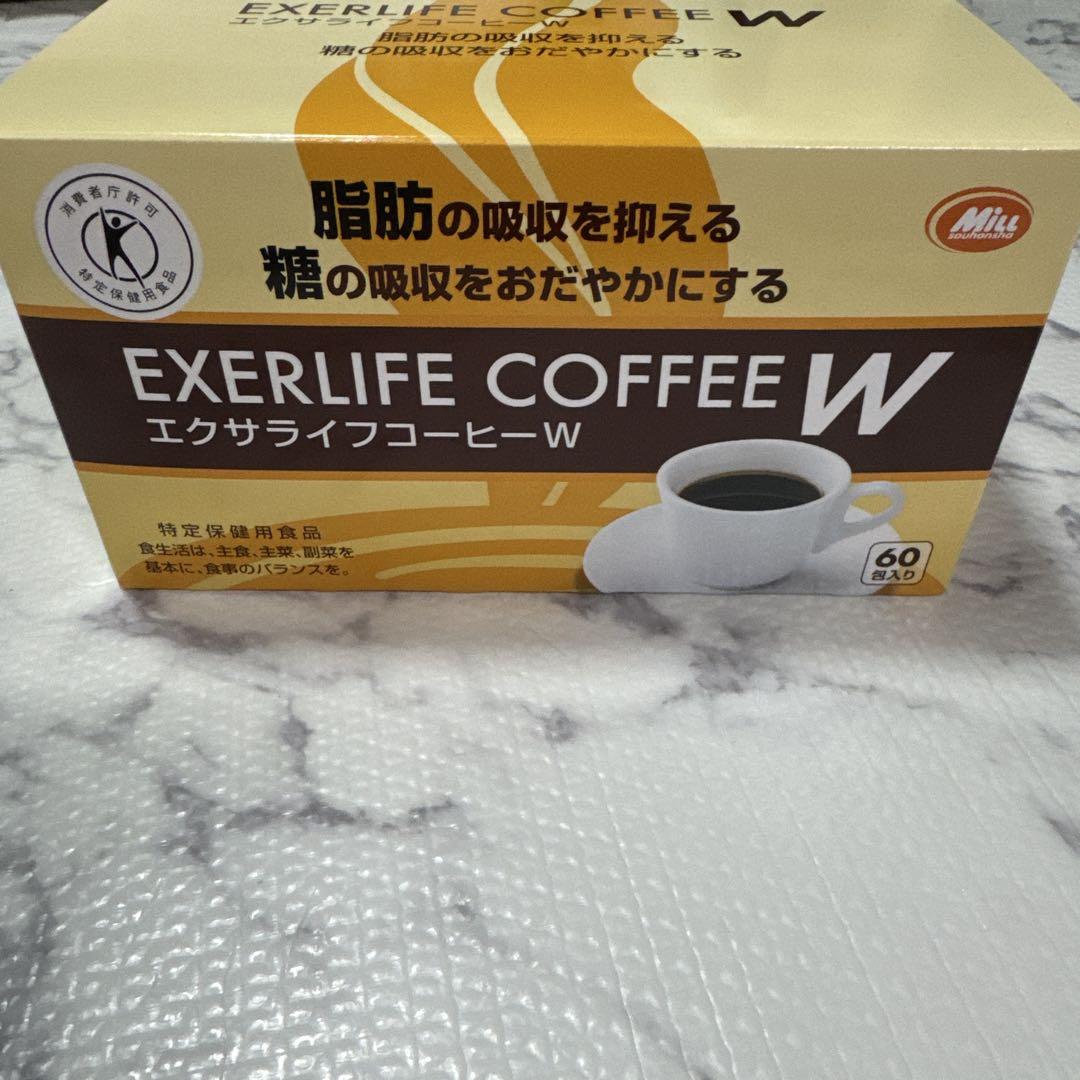 新品未開封）エクサライフコーヒーW 60包 - メルカリ