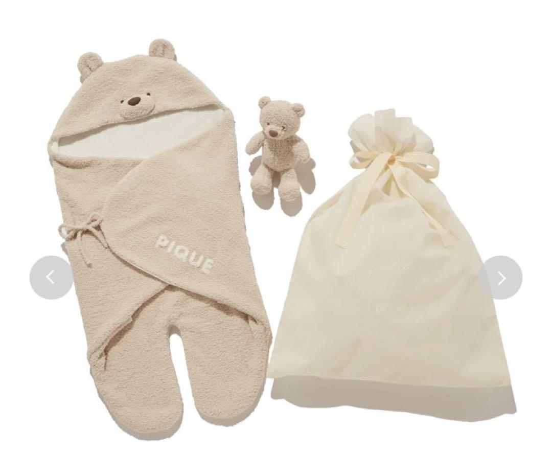 【RURUさん専用】ジェラートピケ　ベビー　おくるみ　ぬいぐるみセット