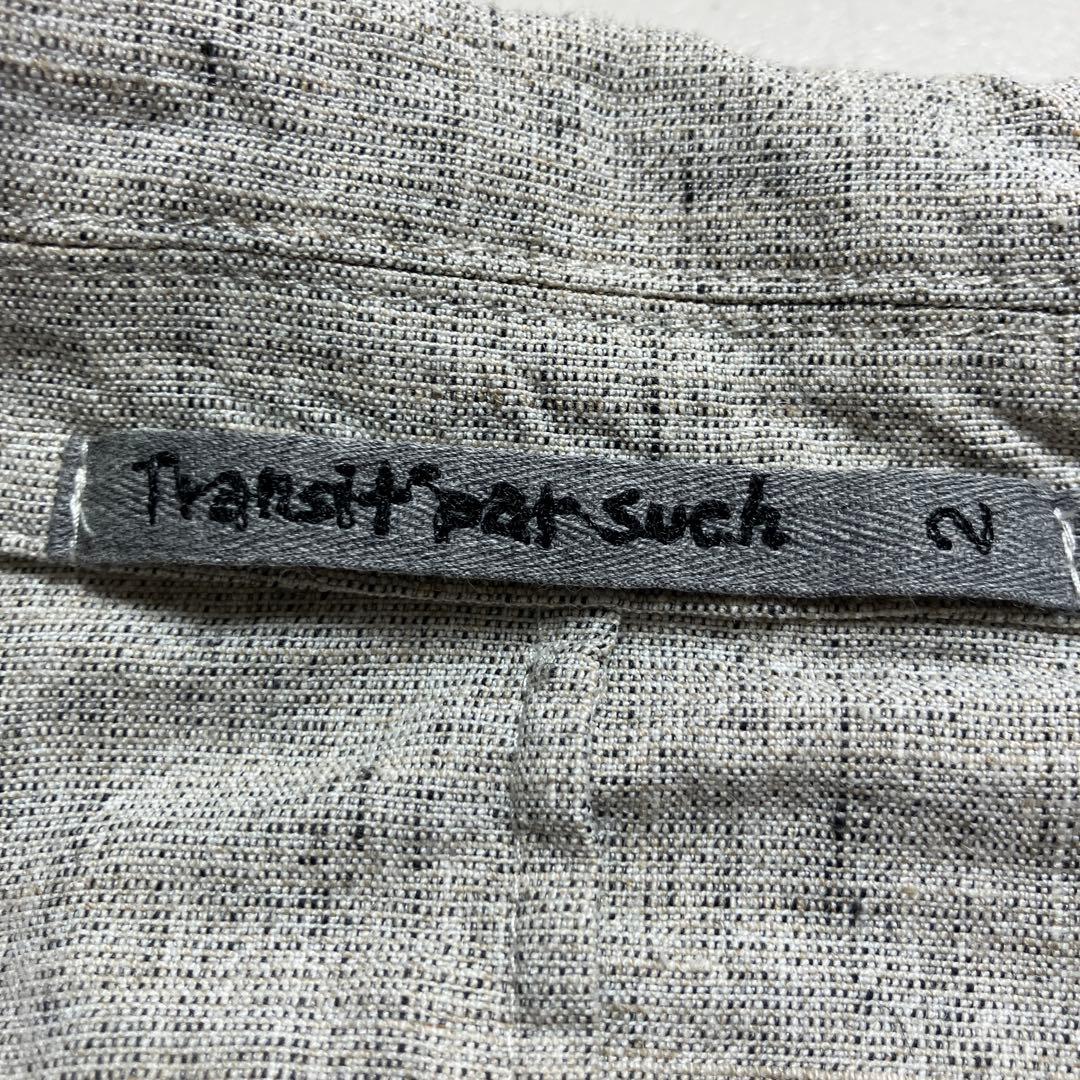 TRANSIT PAR SUCH リネン コート 2